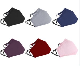 100% Cotton 4-Layer Reusable Face Mask - 2PK (Color: Purple)